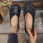 Round Toe Flats Slip-Ons
