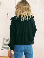 Button Up Long Sleeve Cardigan