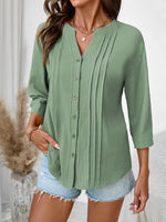 Button-Down Notched Shirt