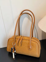 Zipper Closure Shoulder Bag