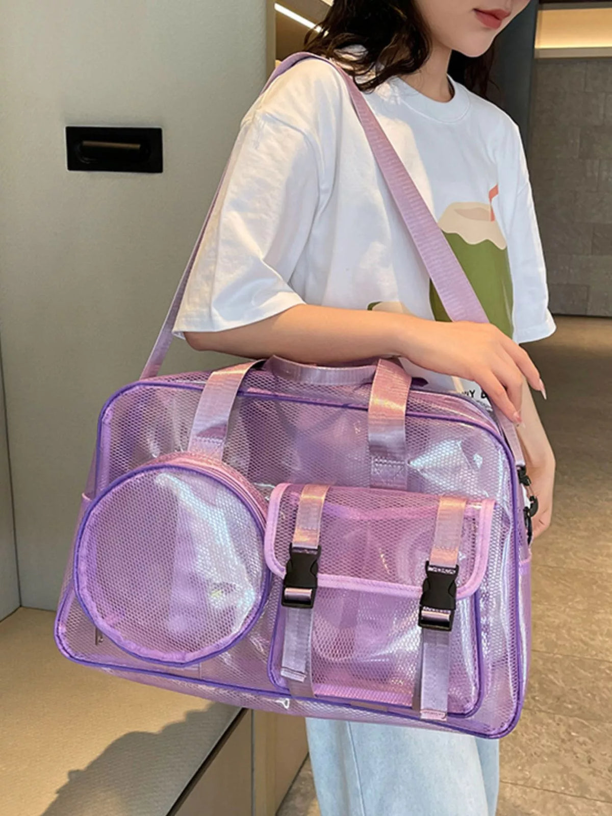 Multiple Pockets PVC Travel Bag