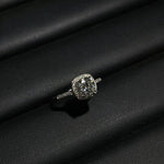 1 Carat Moissanite 925 Sterling Silver Ring