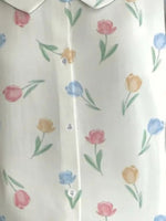 Floral Print Peter Pan Collar Shirt