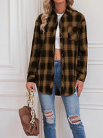 Casual Plaid Button Up Shirt