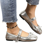 Square Toe Flats Slip-Ons