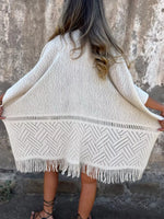 Fringe Open Front Cardigan