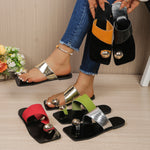 Toe Ring Flat Sandals
