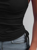 Side Drawstring Ruched Cami
