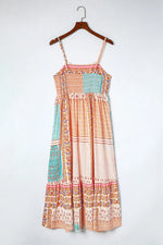 Printed Square Neck Cami Dress