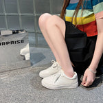 Low-Top Lace-Up Breathable Sneakers