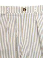 Striped Vest & Wide Leg Pants Set