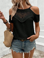 Crochet Cold Shoulder Top
