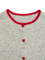 Contrast Trim Button Up Cardigan