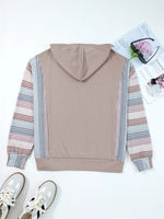 Colorblock Patchwork Baggy Hoodie