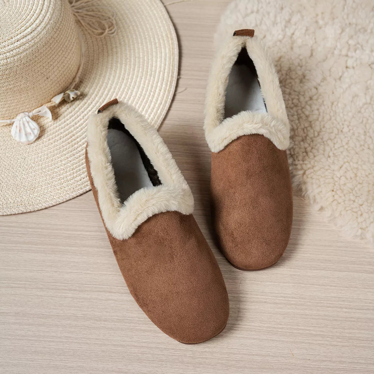Round Toe Flats Slip-Ons