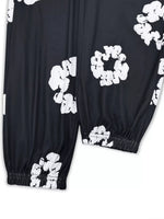 Printed Long Sleeve Hoodie and Pants Set