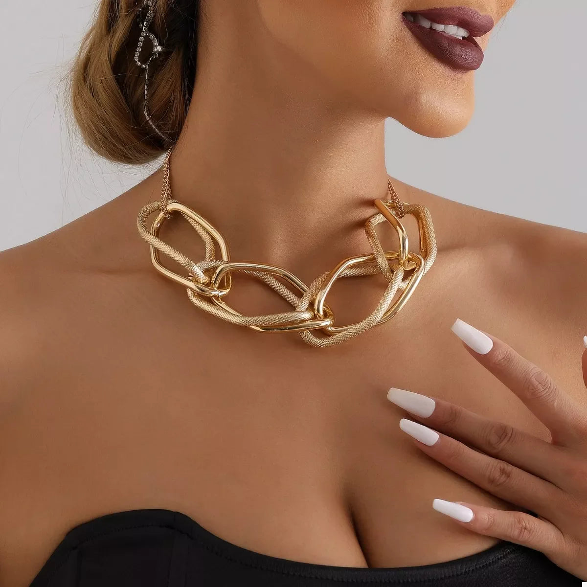 18K Gold-Plated Chain Necklace