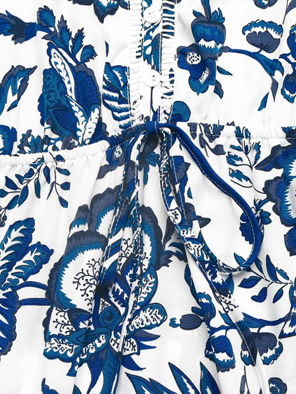 Floral Print Sleeveless V-neck Midi Dress