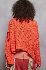 POL Open Front Cardigan with Crochet Patterns