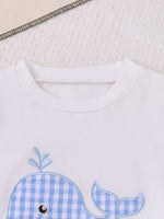 Children's Shark Round Neck Tee & Pants Set