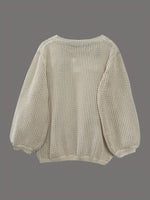 Relaxed Fit Round Neck Sweater