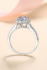 1 Carat Moissanite Heart-Shaped Ring