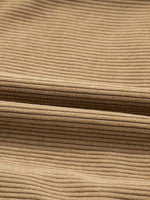 Corduroy Buttoned Front Mini Skirt