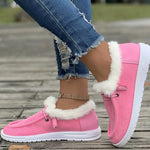 Cozy Plush-Lined Flats Slip-Ons
