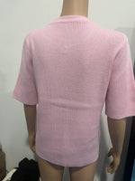 Short Sleeve Button-Down Cardigan