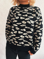 Mock Neck Long Sleeve Sweater