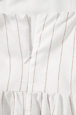 Stripe Square Neck Cami Dress with Pockets