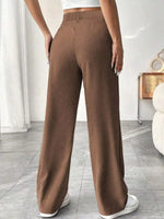 Wide Leg Pleated Pants