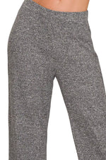 Zenana Soft Elastic Waisted Flare Pants