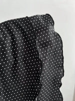Polka Dot Cutout Front Halter Neck Dress