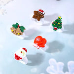 5 Piece Christmas-Themed Rings