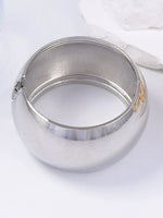 Zinc Alloy Wide Band Cuff Bracelet