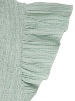 V-Neck Ruffled Cap Sleeve Dress