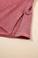 One Shoulder Half Sleeve Oversized Tunic T Shirt