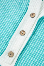 Corded Half Button Henley T Shirt