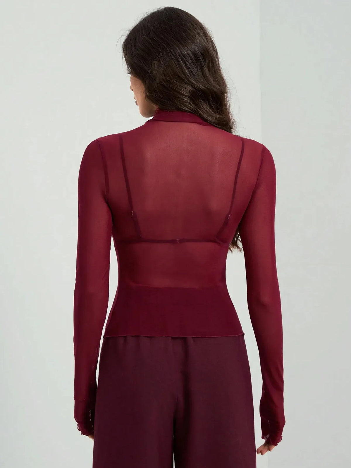 Turtleneck Long Sleeve Top