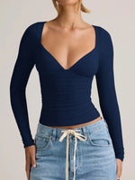 Long Sleeve Fitted T-Shirt