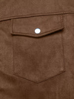Zip Up Dropped Shoulder Jacket