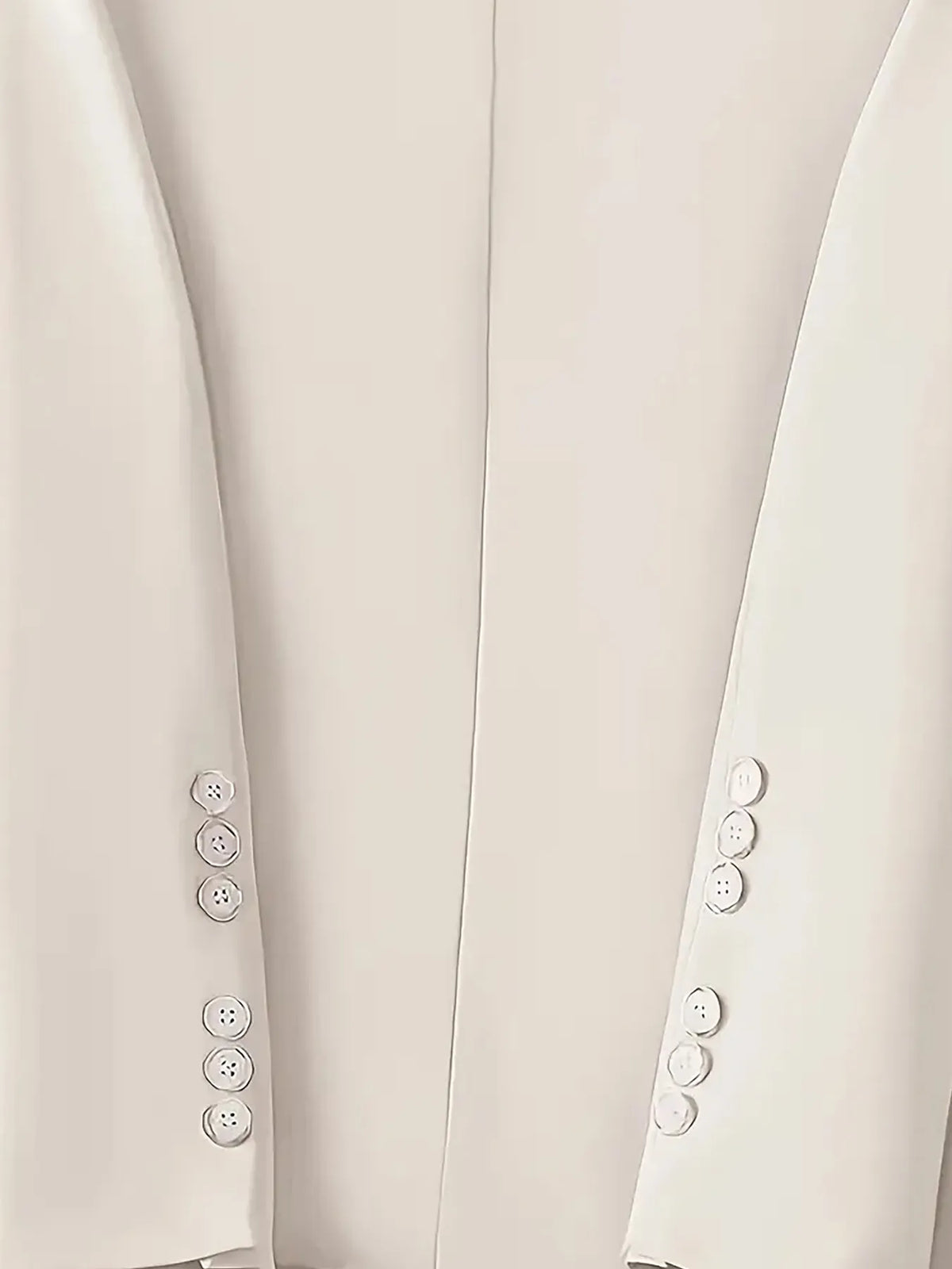 Single-Button Long Sleeve Blazer