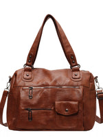 Vintage Style Multi-Pocket Crossbody Bag