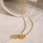 18K Gold-Plated Y-Shaped Necklace