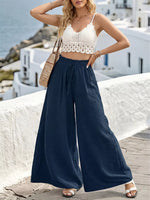 Wide Leg Drawstring Pants