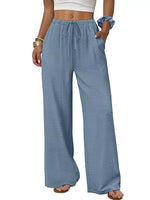 High-Waisted Wide-Leg Pants