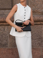 Button Up Vest and Maxi Skirt Set