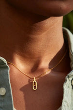 925 Sterling Silver Inland Zircon Necklace