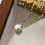 925 Sterling Silver Pearl Pendant Necklace